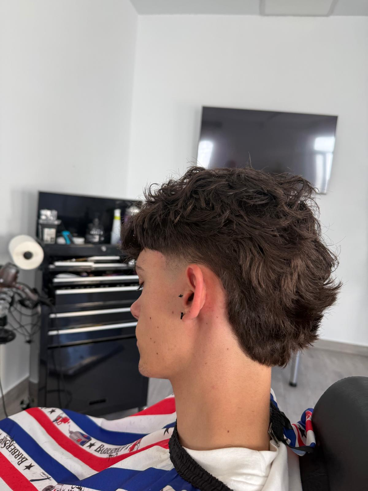 Corte realizado en CQ Barber Shop, trabajo 4