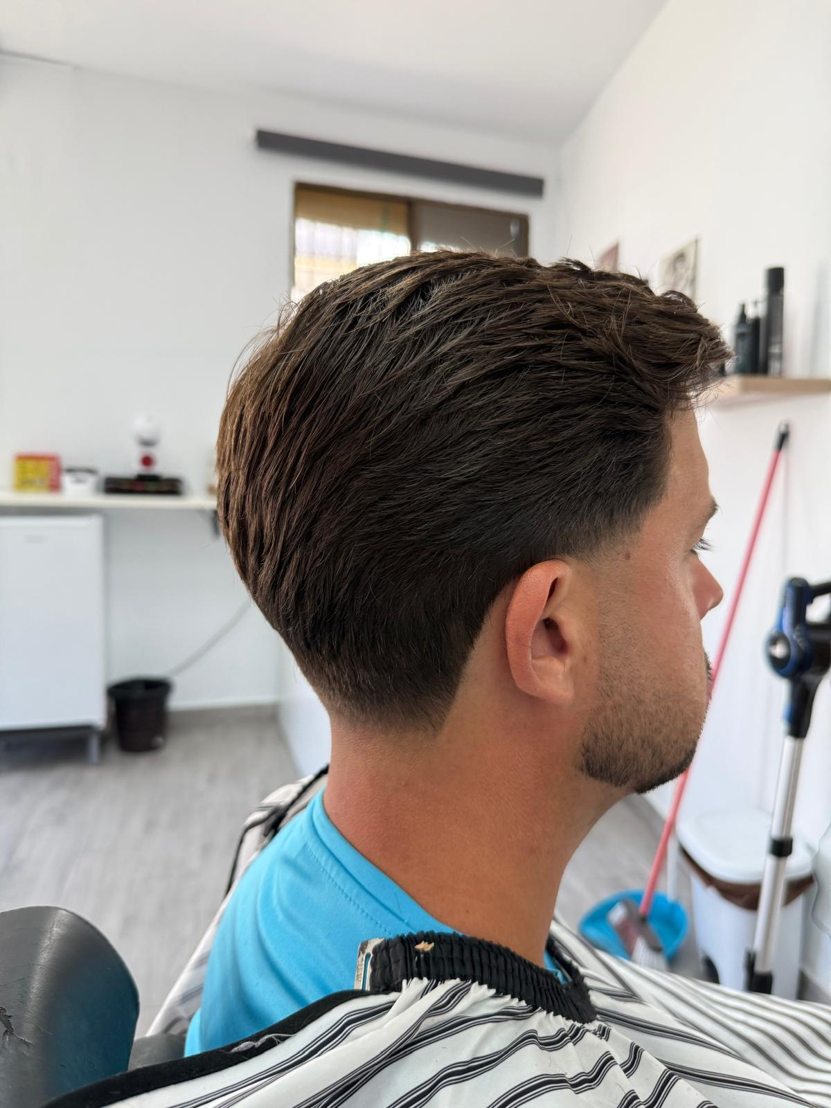 Corte realizado en CQ Barber Shop, trabajo 5