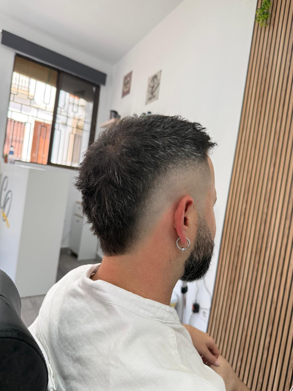 Corte realizado en CQ Barber Shop, trabajo 6